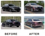 Mercedes Trieda E W213 2016–2023 Maybach bodykit sada (pre 2020-2024) fotografia 3