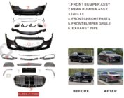 Mercedes Trieda E W213 2016–2023 Maybach bodykit sada (pre 2020-2024) fotografia 2
