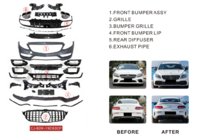 Mercedes C-class W205 2014–2021 Bodykit s difúzorom pre Coupe (AMG C63-designs 2018-2021) fotografia 2