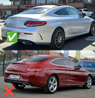 Mercedes C-class W205 2014–2021 Bodykit s difúzorom pre Coupe (AMG C63-designs 2018-2021) fotografia 3
