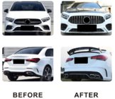 Mercedes A-class W177 2018– AMG A45 body kit (type-B) fotografia 1