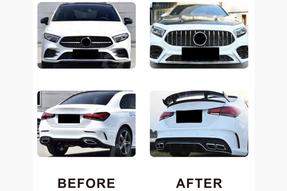 Mercedes A-class W177 2018– AMG A45 body kit (type-B) Image
