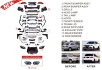 Mercedes ML W164 2005–2011 Faceliftový kit pre W166 GLE63 AMG fotografia 4