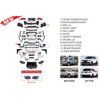 Faceliftový kit pre W166 GLE63 AMG fotografia 4