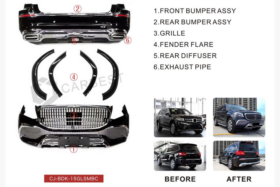 Mercedes GL/GLS trieda X166 2012–2019 Maybach bodykit (pre GLS) Fotografia 2