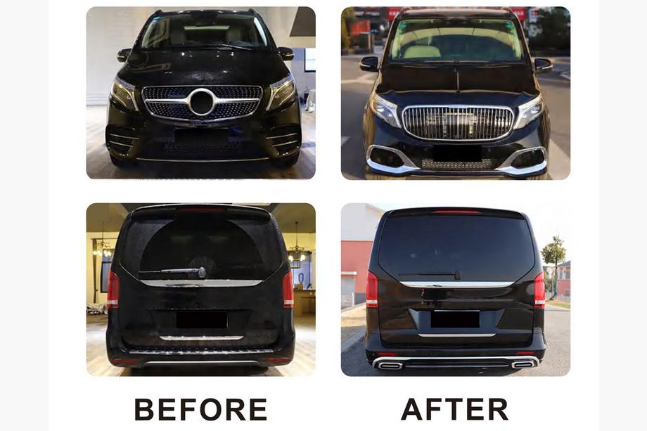 Mercedes Vito/V-trieda W447 2014– Bodykit sada (Maybach Type-X223, s kapotou) Fotografia 2