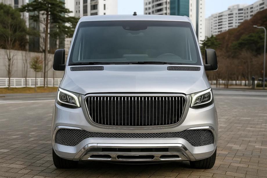 Mercedes Sprinter W907/W910 2018– Predný nárazník s maskou chladiča (Maybach) Image
