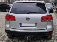 Volkswagen Touareg 2002–2010 Nerezová lišta na zadný nárazník Carmos (nerez) fotografia 1