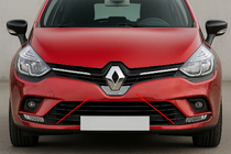 Renault Clio IV 2012–2019 Carmos rámik predného emblému (nerez) fotografia 1