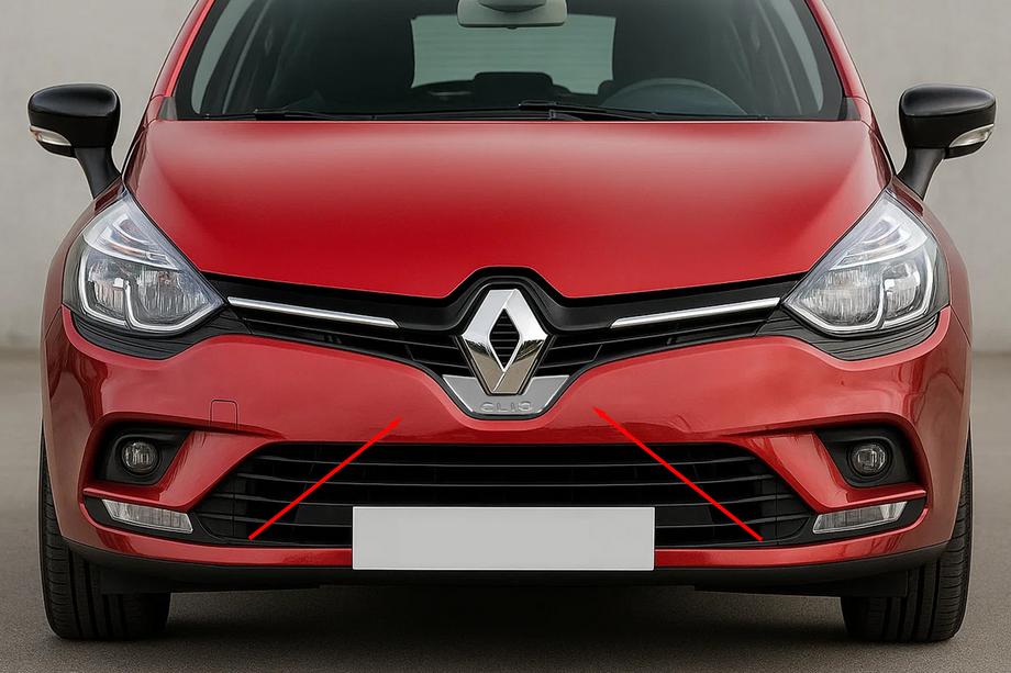 Renault Clio IV 2012–2019 Carmos rámik predného emblému (nerez) Image