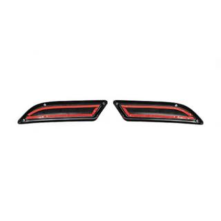 Imitačné krytky výfuku Carmos (2 ks, ABS+nerez) Renault Megane IV 2016–2025 fotografia 3