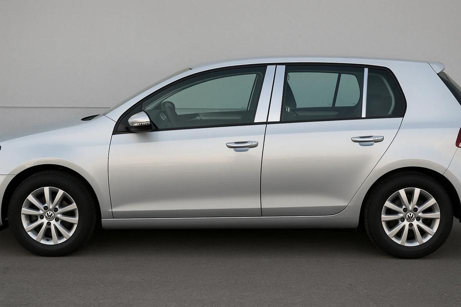 Volkswagen Golf 6 2008–2014 Nerezové kryty stĺpikov dverí (6 ks) Image