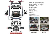 BMW 5. rad G30/G31 2017–2023 Restylingový kit s kapotou a blatníkmi (na prestavbu na M5 Competition 2021) fotografia 22