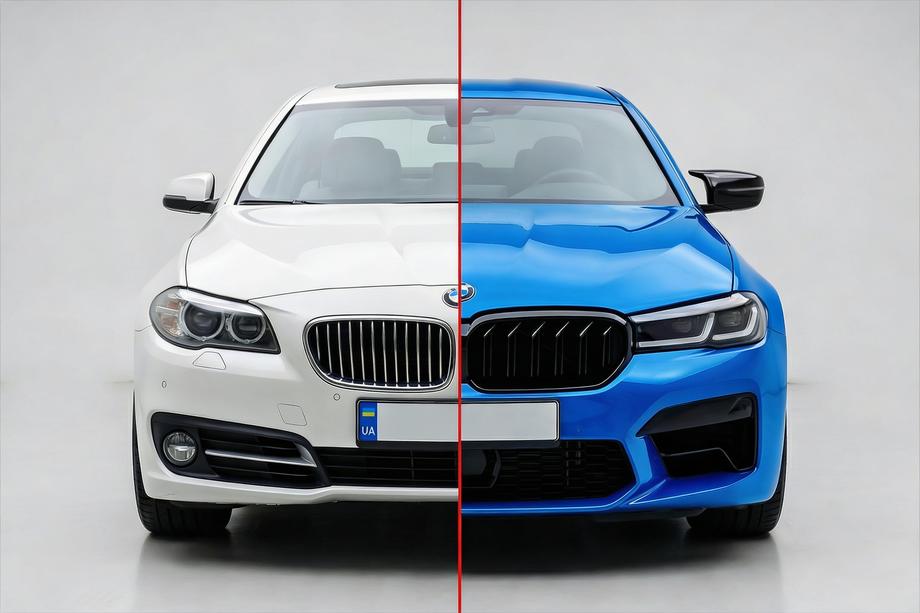 BMW 5. rad F10/F11 2010–2016 Facelift prestavbová sada na G30 M5 2021 Image