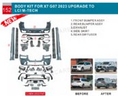 BMW X7 G07 2019– M-Performance bodykit sada s maskou chladiča (2023+) fotografia 2