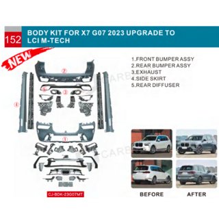M-Performance bodykit sada s maskou chladiča (2023+) BMW X7 G07 2019– fotografia 2
