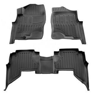 Stingray 3D gumové rohože do interiéru (2005-2010, 3 ks) Nissan Pathfinder R51 2005–2014
