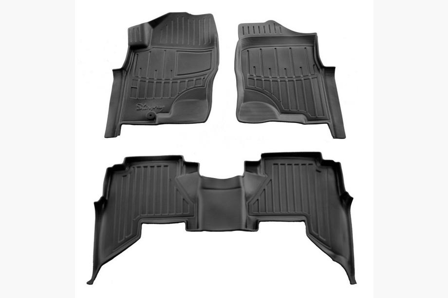 Nissan Pathfinder R51 2005–2014 Stingray 3D gumové rohože do interiéru (2005-2010, 3 ks) Image