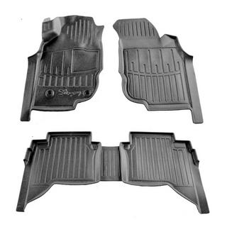 Gumené koberce do interiéru Stingray 3D (Crew Cab, 5 ks) Toyota Hilux 2006–2015