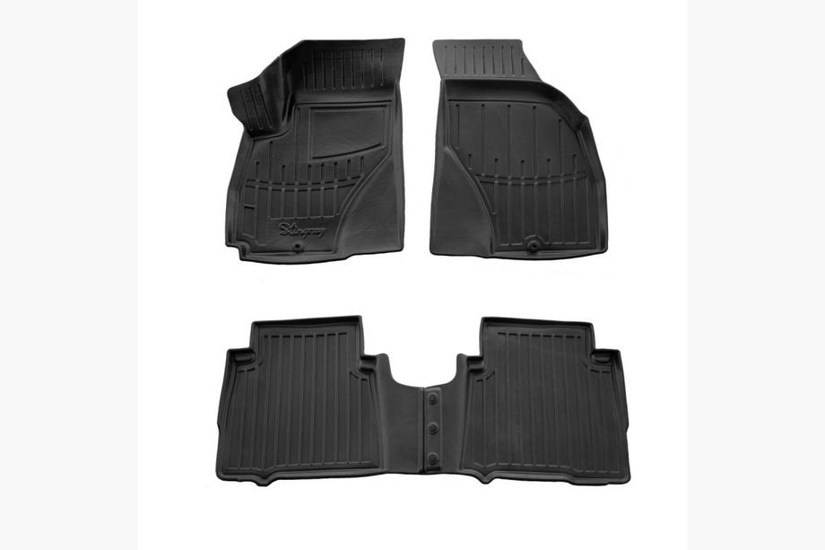 Hyundai Santa Fe 1 2000–2006 Stingray 3D gumové rohože do interiéru (4 ks) Image