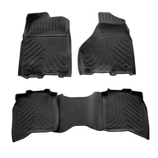 Gumené koberce Stingray 3D do interiéru (Crew cab, 2009-2018, 4 ks) Dodge RAM (DS/DJ/D2) 2009–2024