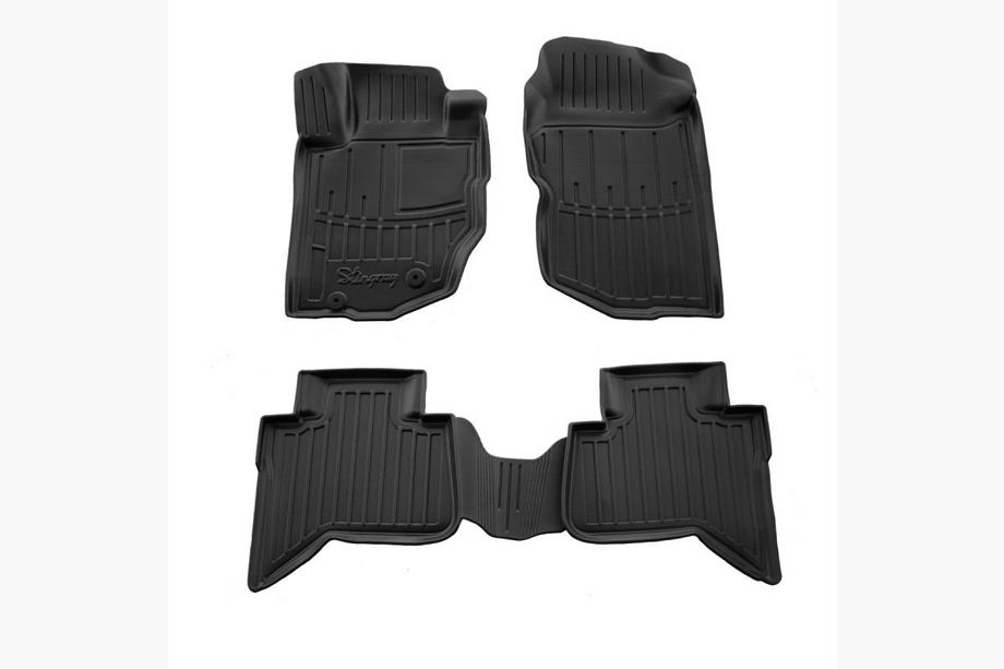 Mitsubishi L200 2024– Stingray 3D gumové rohože do interiéru (4 ks) Image