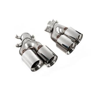 Koncovky výfuku M5 Silver (2 ks) BMW 5. rad G30/G31 2017–2023 fotografia 4