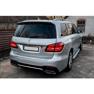 Zadný difúzor GLS63 AMG (s chrómovými koncovkami výfuku) fotografia 1