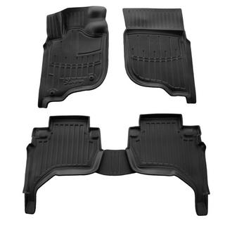 Gumové rohože do interiéru Stingray 3D (EU, KAOT, 5 ks) Mitsubishi L200 2006–2015