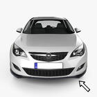 Opel Astra J 2009–2015 ESA predný lip spojler (čierny) fotografia 1