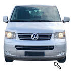 Volkswagen T5 Multivan 2003–2010 ESA predný lip spojler (čierny) fotografia 1