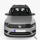 Volkswagen Jetta 2011–2018 ESA predný lip spojler (čierny) fotografia 1