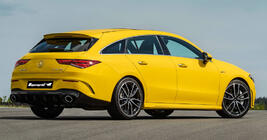 Mercedes CLA C118 2019– Zadný difúzor s koncovkami výfuku (dizajn CLA35) fotografia 3
