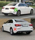Mercedes A-class W177 2018– Zadný difúzor s koncovkami výfuku (Dizajn A35 SD) fotografia 4