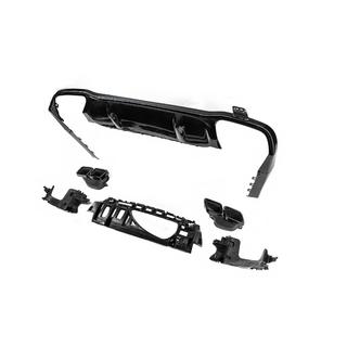 Zadný difúzor s výfukovými koncovkami E63-Design Black (pre AMG/AMG-Line 2016-2020) fotografia 4