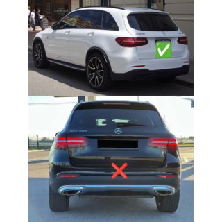 Zadný difúzor s koncovkami výfuku Black (dizajn AMG63) fotografia 3