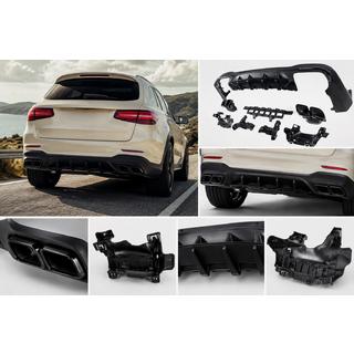 Zadný difúzor s koncovkami výfuku Black (dizajn AMG63) fotografia 1