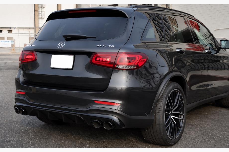Mercedes GLC X253 2015–2022 Zadný difúzor s koncovkami výfuku (dizajn AMG43) Fotografia 2