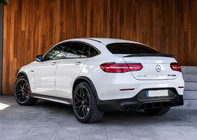 Mercedes GLC Coupé C253 2016–2023 Zadný difúzor s koncovkami Black (AMG63 dizajn) fotografia 3