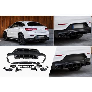 Zadný difúzor s koncovkami Black (AMG63 dizajn) fotografia 1