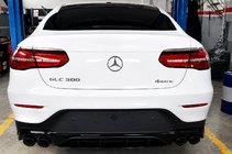 Mercedes GLC Coupé C253 2016–2023 Zadný difúzor s koncovkami výfuku (dizajn AMG43) fotografia 3