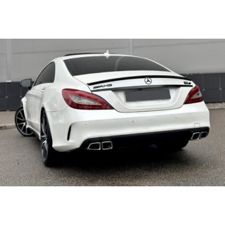 Zadný difúzor s koncovkami výfuku Black (2015-2018, dizajn CLS63) fotografia 1