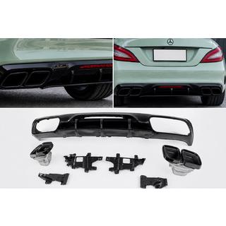 Zadný difúzor s koncovkami výfuku Black (2015-2018, dizajn GT63) fotografia 1