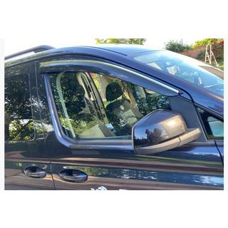 Deflektory okien s chrómovou lištou (2 ks, Sunplex Chrome) Ford Connect 2021– fotografia 2