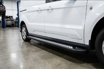 Ford Connect 2021– Bočné nášľapy Vision New Black (2 ks, hliník) Maxi rázvor fotografia 1