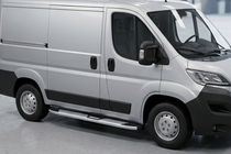 Opel Movano 2021– Mevsim Grey bočné nášľapy (2 ks, hliník) Len pre krátky rázvor fotografia 1