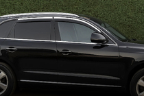 Audi Q5 2008–2017 Okenné deflektory s chrómovou lištou Niken Luxury (4 ks) fotografia 1