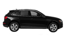 Audi Q5 2008–2017 Okenné deflektory s chrómovou lištou Niken Luxury (4 ks) fotografia 3