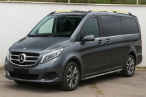 Mercedes Vito/V-trieda W447 2014– Okenné deflektory vkladacie Niken Luxury (2 ks) fotografia 3