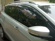 Ford Kuga/Escape 2013–2019 Okenné deflektory s chrómovou lištou Niken Luxury (4 ks) fotografia 5